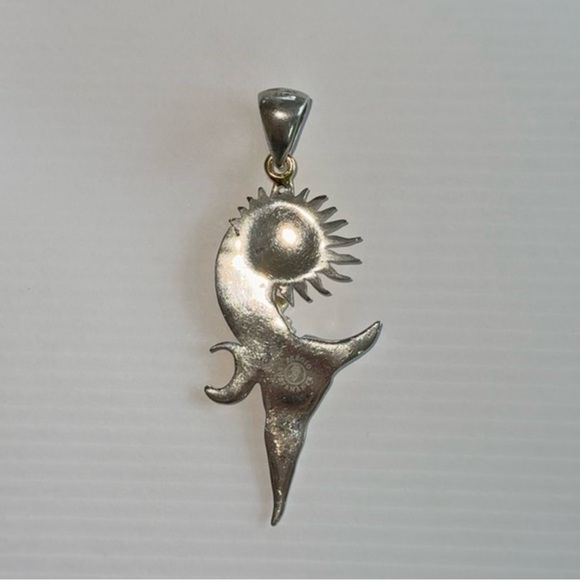 Sergio Bustamante Sterling Silver Celestial Sun & Moon
Pendant - Picture 3 of 3
